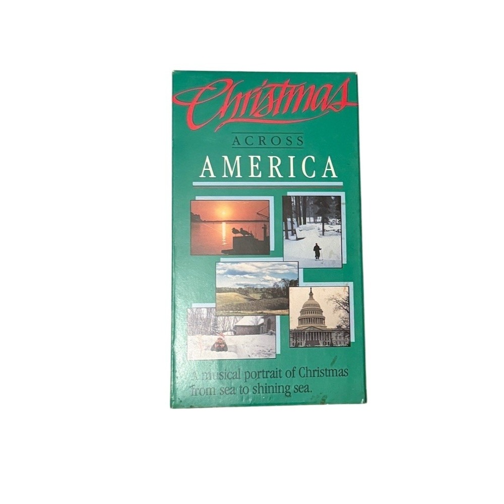 Christmas Across America Musical Portrait of‎ Christmas from sea to sea VHS 1990